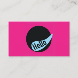 Fun Business Card template Visitenkarte
