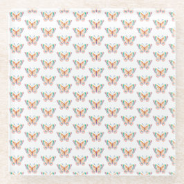 Fun Butterfly Glasuntersetzer