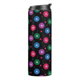 Fun Buttons & Punkte Thermosbecher