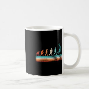Fun Bysketbyll Evolution Retro Bysketbyll Player Kaffeetasse