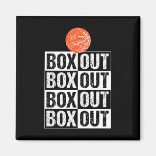 Fun Bysketbyll Geschenkboxen Out Sprichwort Magnet