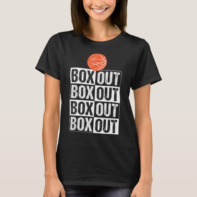 Fun Bysketbyll Geschenkboxen Out Sprichwort T-Shirt (Vorderseite)