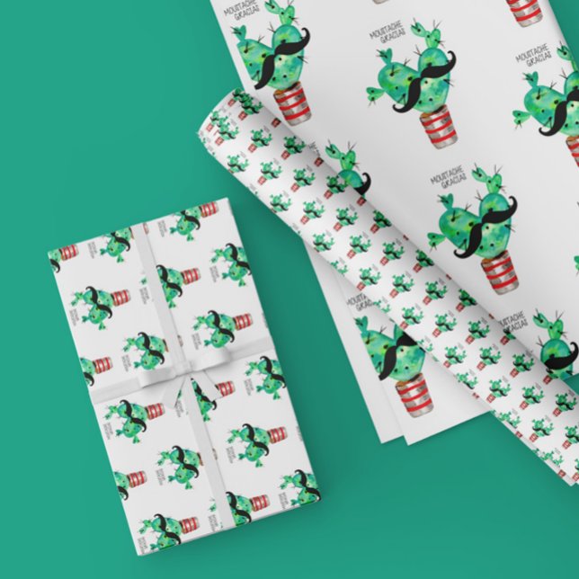 Fun Cactus Heart Vielen Dank Seidenpapier (Von Creator hochgeladen)