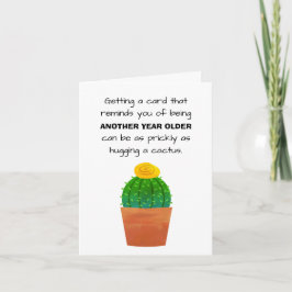 Fun Cactus Pflanze Image Happy Birthday Gruß Karte