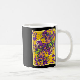 Fun Cajun Queen of Hearts Mardi Gras Design Kaffeetasse