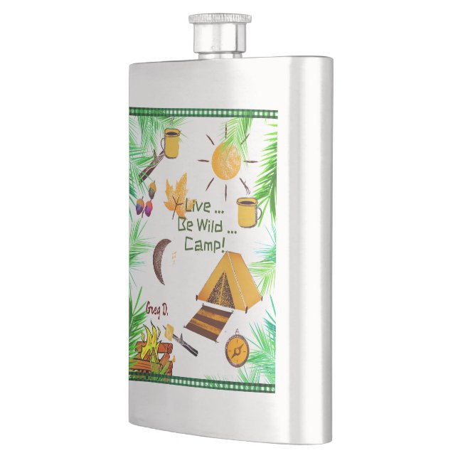Fun Camper Classic Flask Flachmann (Links)
