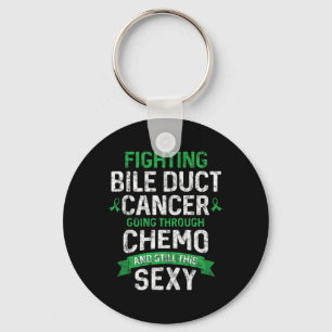 Fun Cancer Fighter Bile Duct Cancer Patient Chemo Schlüsselanhänger