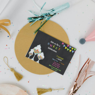 Fun Candy Birthday Einladung