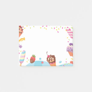 Fun Candy Shop Post-It Notes Notepad Post-it Klebezettel