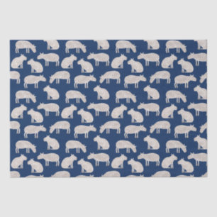 Fun Capybara Seidenpapier