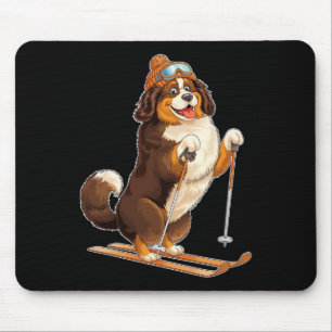 Fun Cartoon Dog Skigenuss Mousepad
