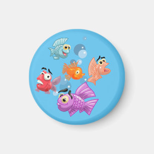 Fun Cartoon Fish Magnet