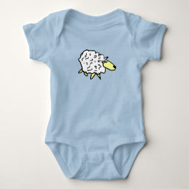 Fun Cartoon Sheep Baby Strampler