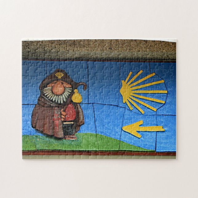 Fun Cartoon von St. James, Santiago El Camino (Horizontal)