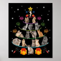 Fun Cats Weihnachtsbaum Meowy Xmas Katzen Tree Lig