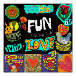 Fun Celebration Finden Sie Ihre Bliss Poster