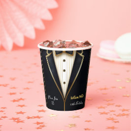 Fun Chic Anzug Award Men Adult Tuxedo 18. Geburtst Pappbecher