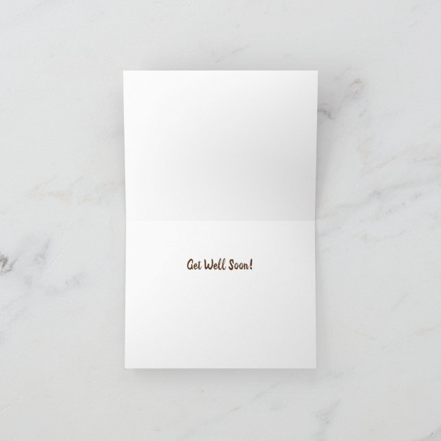 FUN CHICKEN bald gut geklappte Karte (Innenseite)