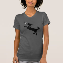 *Fun Chien Jouant Bitcoin Frisbee T-Shirt