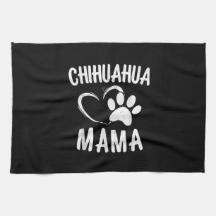 Fun Chihuahua Mama Gift Pet Lover Dog Chi-chi Mom Geschirrtuch