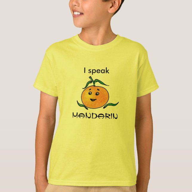 Fun Chinesischer Mandarin-Lautsprecher T-Shirt (Vorderseite)