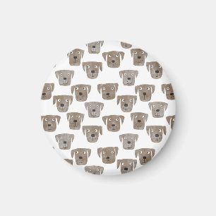 Fun Chocolate Labrador Retriever Dog Magnet