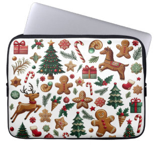 Fun Christmas Electronics Bag Laptopschutzhülle