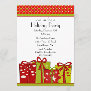 Fun Christmas Gifts Fête Invitation