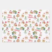 FUN CHRISTMAS WRAPPING PAPER GIFT SETS.