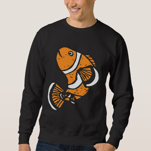 Fun Clown Fish Sweatshirt (Vorderseite)