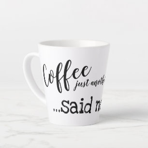 Fun Coffee Addict elegant Milchtasse