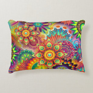 Fun Comfy farbenfroh Modern Boho Floral Dekokissen