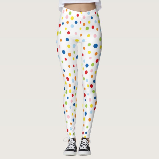 Fun confetti leggings colorés (Devant)