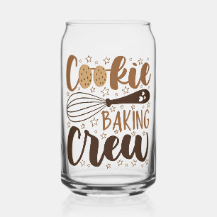 Fun Cookie Baking Crew Design Dosenglas