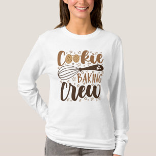 Fun Cookie Baking Crew Design T-Shirt