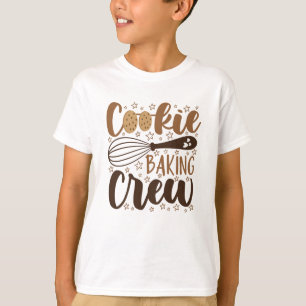 Fun Cookie Baking Crew Design T-Shirt