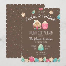 Fun Cookies & Cocktails Weihnachtskrümeltausch Einladung