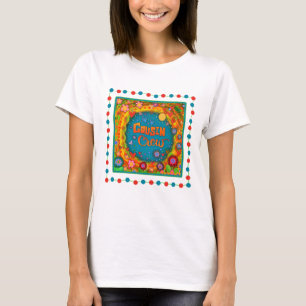 Fun Cousin Crew Farbige Blüteninspirivity Shirt
