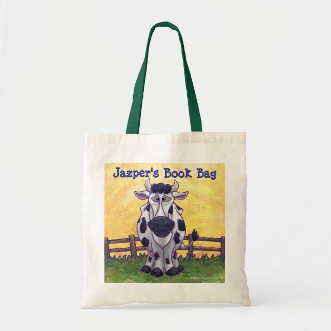 Fun Cow Personali Book Bag Tragetasche (Vorne)