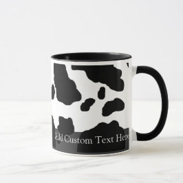 Fun Cow Print Personalisiert Tasse