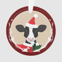 Fun Cow Weihnachten