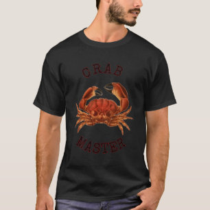 Fun Crab Master I Liebe Crabbing Fischen Meeresfrü T-Shirt