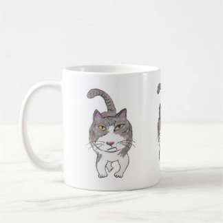 Fun Crank Kitty Pet Doodle Art Design Kaffeetasse