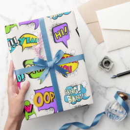 Fun Crazy Quotes Spaß Geschenkpapier