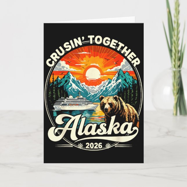 Fun Cuising Together Alaskaa 2026 Matching Alaskan Karte (Vorderseite)