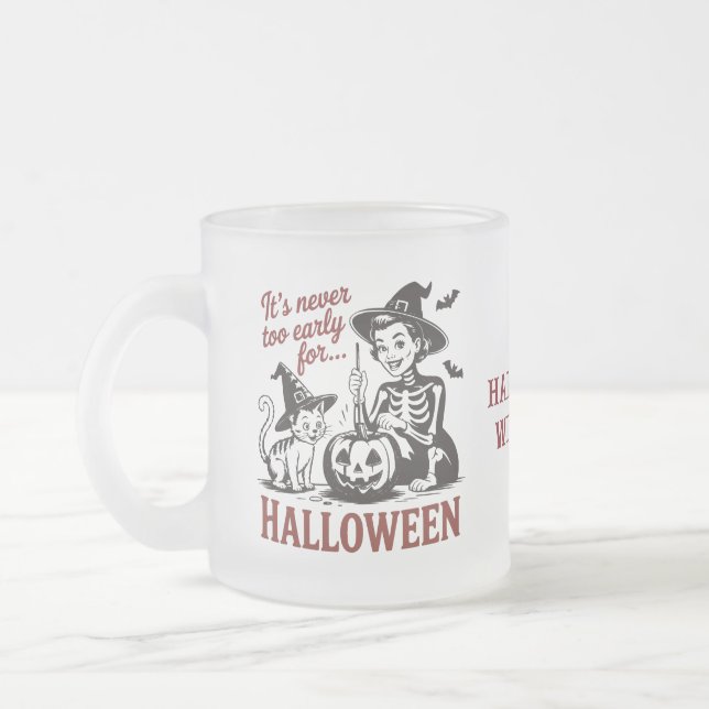 Fun Custom Halloween-Party Mattglastasse (Links)