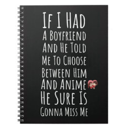 Fun Cute Anime Gifts For Her Kaiwaii Adorable Notizblock