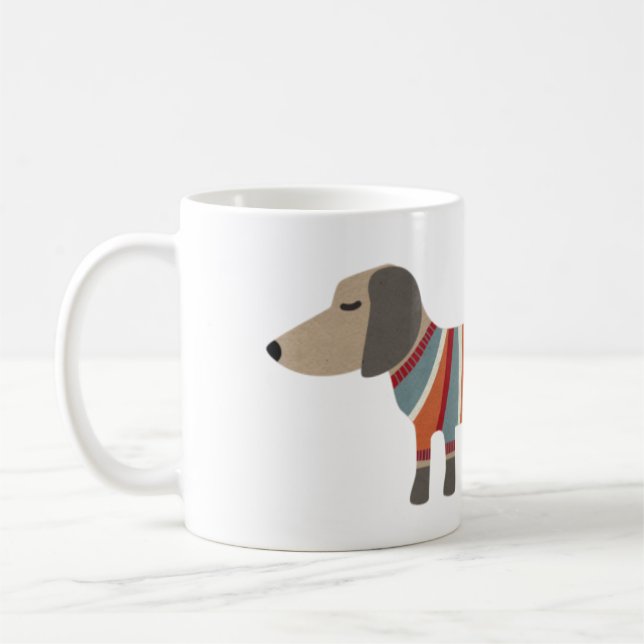 Fun Dackel Dog Kaffeetasse (Links)