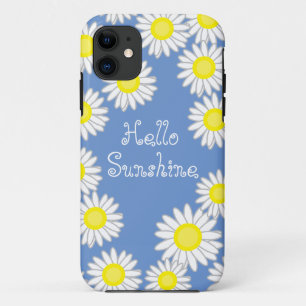 Fun Daisy Blue Yellow White Hello Sunshine Case-Mate iPhone Hülle