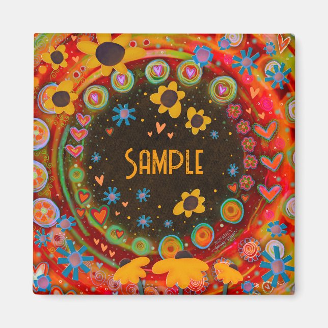 Fun Daisy Blume Custom Inspirivity Magnet (Vorne)